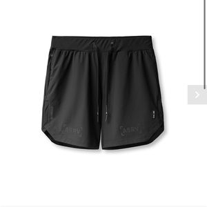 ASRV 0470. TETRA-LITE™ 7” Linerless Short - Black​/​Black size Small S